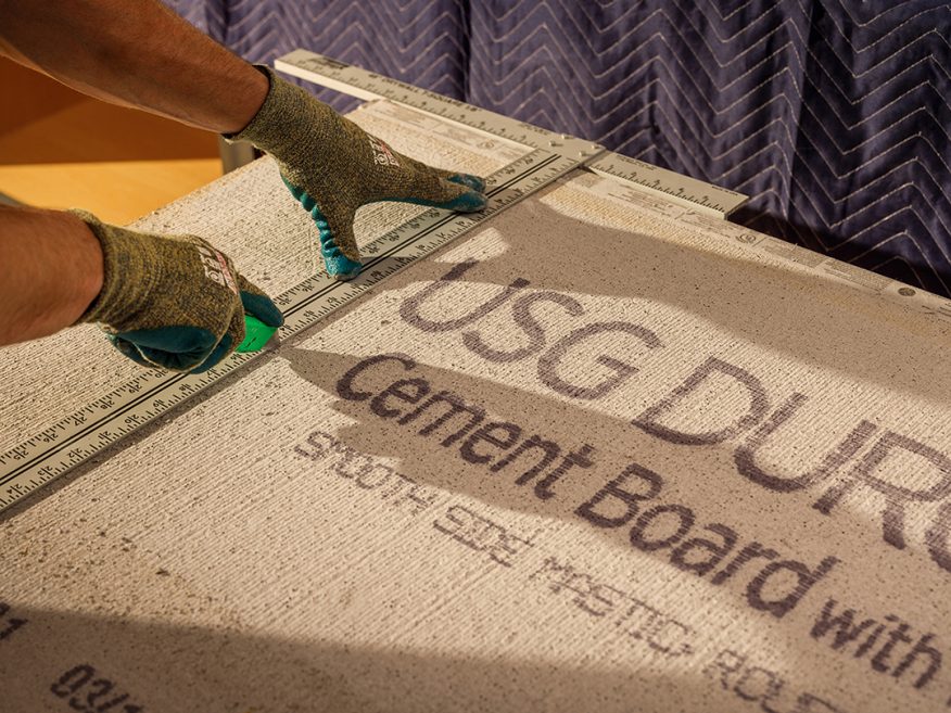 Cement Board With Edge Guard, 1/2-In. x 3 x 5-Ft. - Bradford, NH