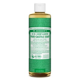 Pure Castile Liquid Soap, Almond, 16-oz.