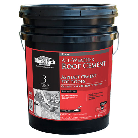 Black Jack® All-Weather Roof Cement 4.75 Gallon