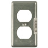Hubbell Handy Box Cover Duplex Receptacle