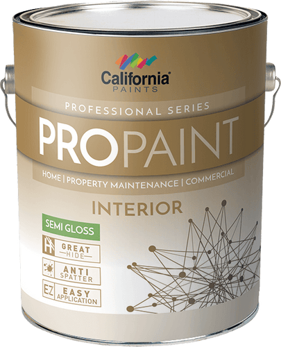 California Products ProPaint Interior Paint Semi Gloss Deep Base  1 Gallon (1 Gallon)