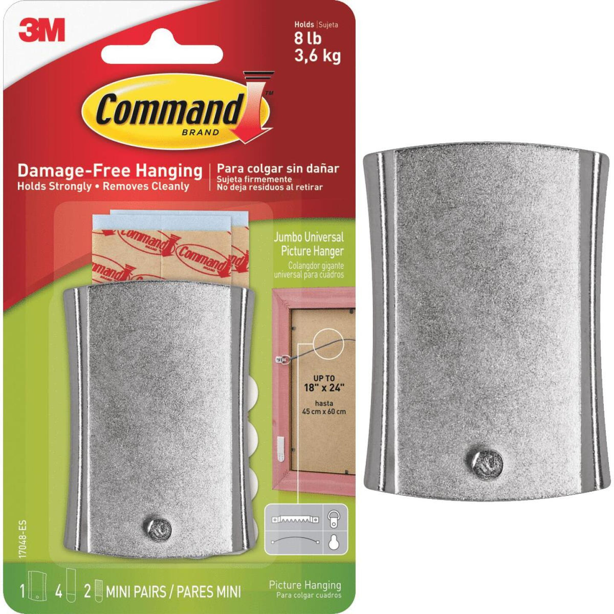 3M Command Strips Picture Frame Hanging Wall Hooks Hanger & Clips Damage  Free.