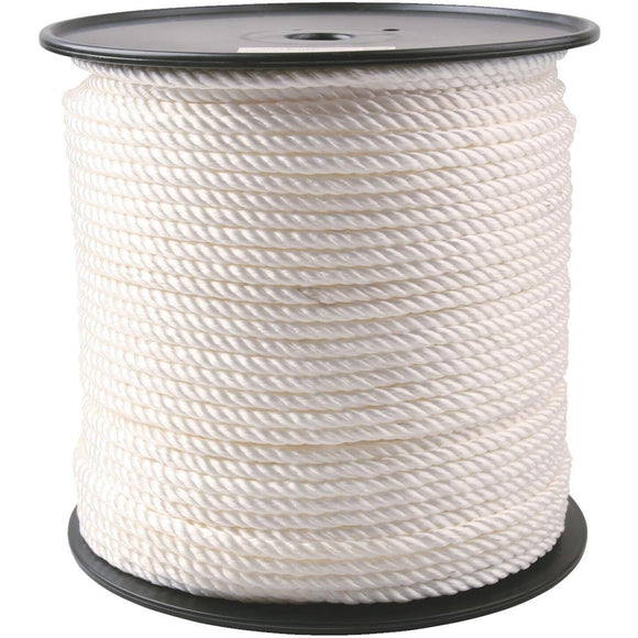 Do it 3/8 In. x 450 Ft. White Twisted Nylon Rope