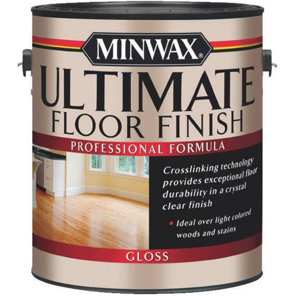 Minwax ULTIMATE 1 Gallon Gloss Water-Based Polyurethane Floor Finish
