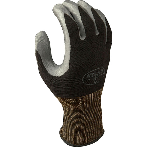 Atlas Nitrile Coated Glove (Black Large)