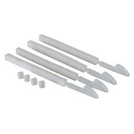 Bundle Boss Cable Tie Lock Clips, White, 100-Pk.