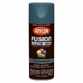 Fusion All-In-One Spray Paint + Primer, Satin Peacock Blue, 12-oz.