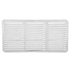 Lomanco Cornice Vent, 8 In L, 16 In W, 65 Sq-Ft Net Free Ventilating Area, Aluminum, White (8 x 16)