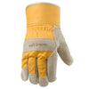 Heavy Duty Cowhide Leather Palm Work Gloves (Small)