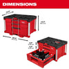 Milwaukee PACKOUT™ Multi-Depth 3-Drawer Tool Box