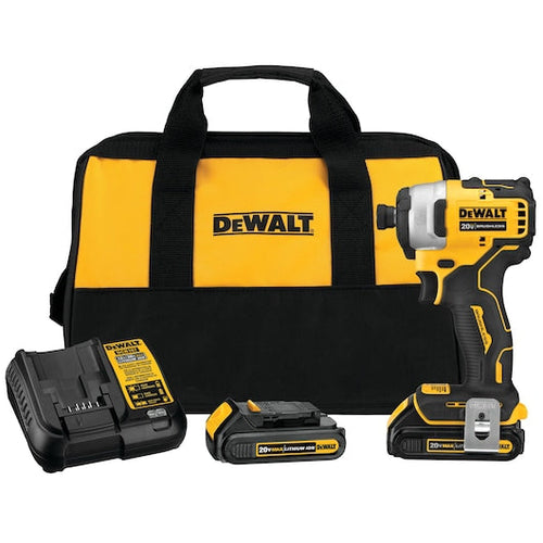 Dewalt ATOMIC™ 20V MAX* Brushless Cordless Compact 1/4 in. Impact Driver Kit (1/4 in. Impact Driver Kit - DCF809C2)