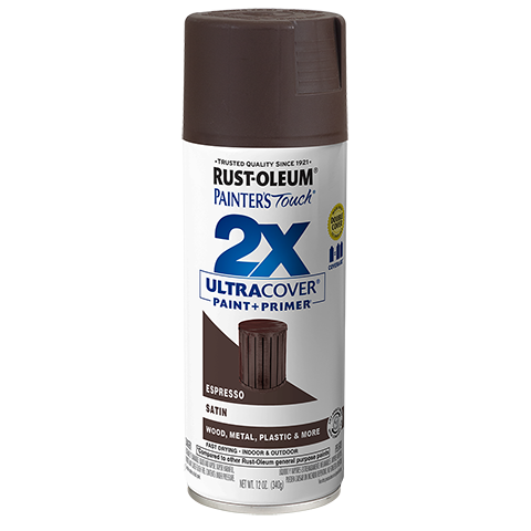 Rust-Oleum Painter's Touch® 2X Ultra Cover Satin Spray Paint (12 Oz, Satin Espresso)