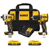 Dewalt ATOMIC™ 20V MAX* Brushles Compact Drill/Driver and Impact Driver Combo Kit (20V 2Ah)