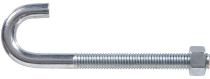 3/8-16X3-3/4 ZINC PLATEDJ-BOLT W/NUT