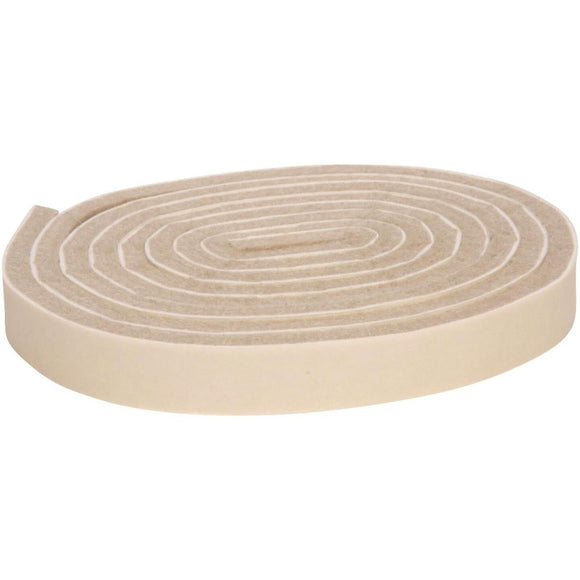 Magic Sliders 60 In. x 1/2 In. Oatmeal Heavy-Duty Felt Strip