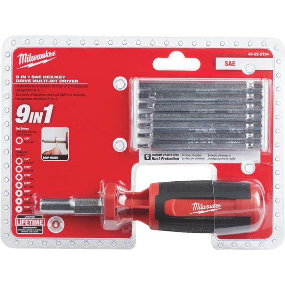 Milwaukee 10-in-1 SAE Hex Multi-Bit Screwdriver