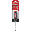 Milwaukee 3/16 In. x 3 In. Slotted Screwdriver with Cushion Grip Handle