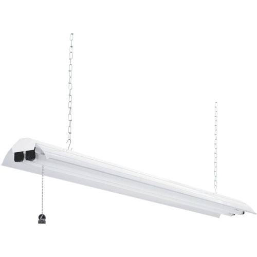 Lithonia 4 Ft. 2-Bulb T8 Fluorescent Shop Light Fixture with Contoured Reflector