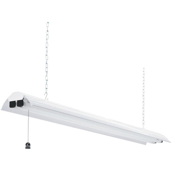 Lithonia 4 Ft. 2-Bulb T8 Fluorescent Shop Light Fixture with Contoured Reflector