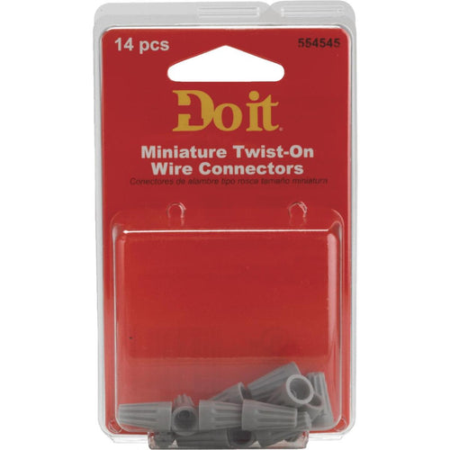 Do it Miniature Gray 22 AWG to 16 AWG Wire Connector (14-Pack)