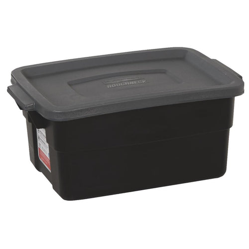 Rubbermaid Roughneck 3 Gal. Black Storage Tote