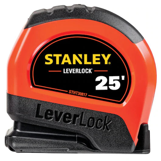 Stanley 25 ft High-Visibility LEVERLOCK® Tape Measure (25 ft)