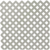 Dimensions 4 Ft. W x 8 Ft. L x 3/16 In. Thick Gray Vinyl Privacy Lattice Panel