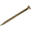 Grip-Rite #8 x 1-5/8 In. Flat Head Star Gold Construction Wood Screw (1598 Ct., 10 Lb.)