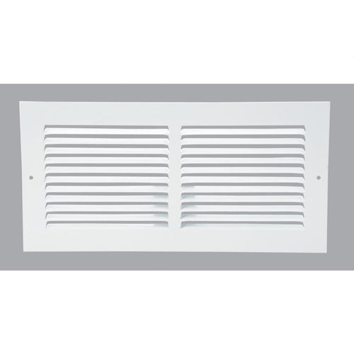 Home Impressions 6 In. x 14 In. Stamped Steel Return Air Grille