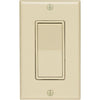 Leviton Decora Residential Grade 15 Amp Rocker Single Pole Switch, Ivory