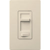 Lutron Lumea Incandescent/Halogen/LED/CFL Light Almond Slide Dimmer Switch