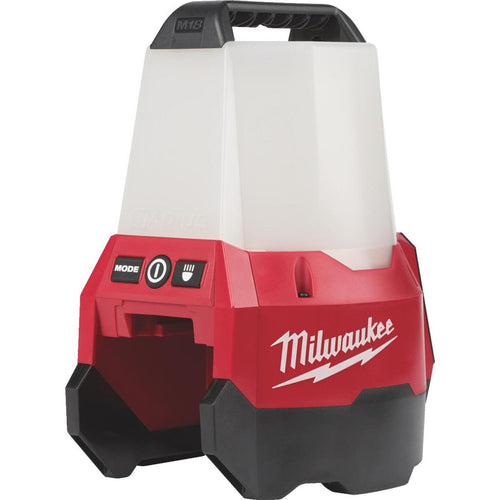 Milwaukee M18 RADIUS 18 Volt Lithium-Ion LED Cordless Work Light with Flood Mode (Bare Tool) Milwaukee M18 RADIUS 18 Volt Lithium-Ion LED Cordless Work Light with Flood Mode (Bare Tool)