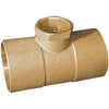 Mueller Streamline 3/4 In. C x 3/4 In. C x 1/2 In. F Brass Low Lead Reducing Copper Tee