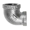Muellar Galvanized 90° Reducing Elbow 150# Malleable Iron Threaded Fittings 1 1/2 x 1 1/4