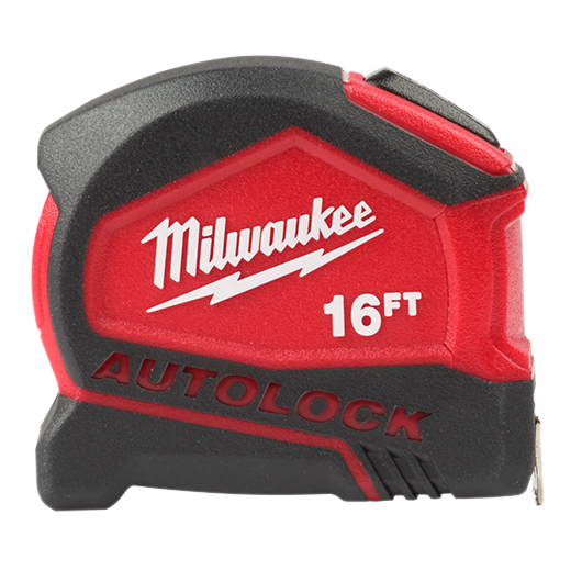 Milwaukee Compact Auto-Lock Tape Measures 16 ft. L x 1.88 in.