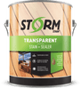 Storm System Stain’s Transparent Stain + Sealer 1 Gallon, Teak