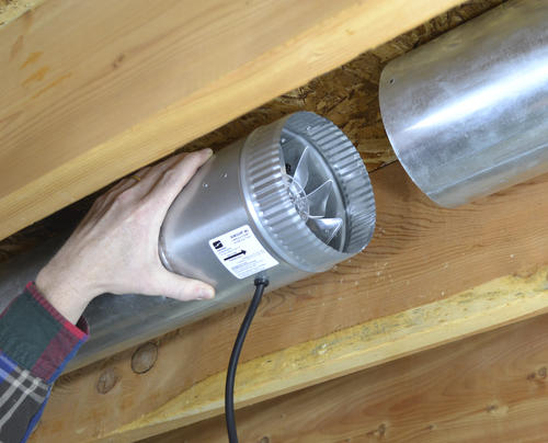 Suncourt Inductor® 6 Corded Axial In-Line Booster Duct Fan