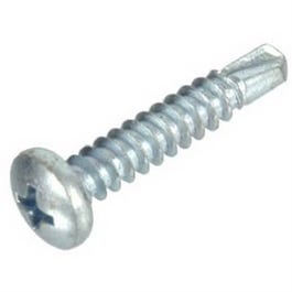 Self-Drilling Screws, Pan Head Phillips, #6-20 x 1/2-In., 100-Pk.