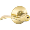 Schlage Bright Brass Accent Entry Door Lever