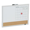 The Board Dudes 17 In. x 23 In. 3-in-1 Magnetic Dry-Erase Board