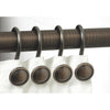 Zenith Oil Rubbed Bronze Decorative Shower Curtain Hook (12 Count)