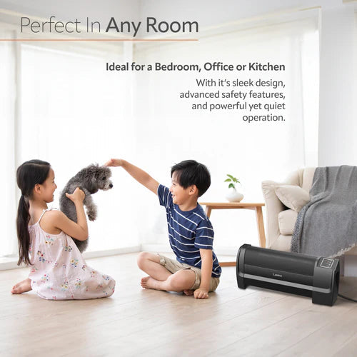 Lasko RL12720 Low-Profile Space Heater with Electronic Display