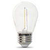 Feit Electric 1W (11W Replacement) Warm White (2200K) E26 Base S14 Filament LED String Light Bulb Replacement