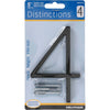 Hillman Distinctions Floating Mount House Number 4 Black