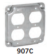 Hubbell Raco Square Exposed Work Covers
