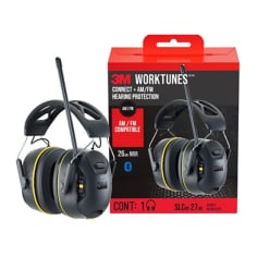 3M™ WorkTunes™ Connect + AM/FM Wireless Hearing Protector with Bluetooth® Technology