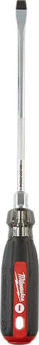 Milwaukee 3/8 Slotted - 8 Cushion Grip Screwdriver