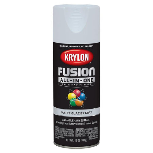 Krylon Fusion All-In-One® Matte Glacier Gray Spray Paint