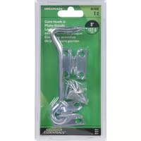 Hillman Hardware Essentials Gate Hook Latch with Plate Zinc (5)