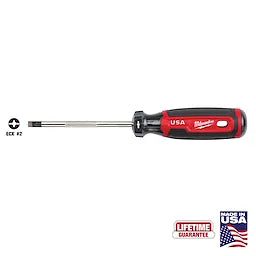 Milwaukee #2 ECX 4 Cushion Grip Screwdriver (USA)